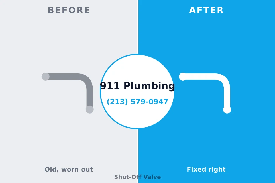 Before and after: plumbing company Crownsville, MD